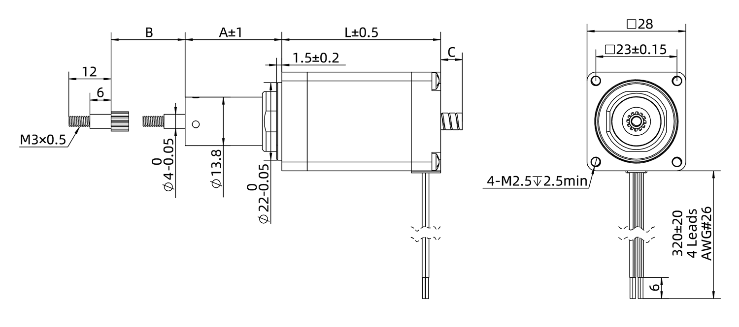 kaptive actuator demension