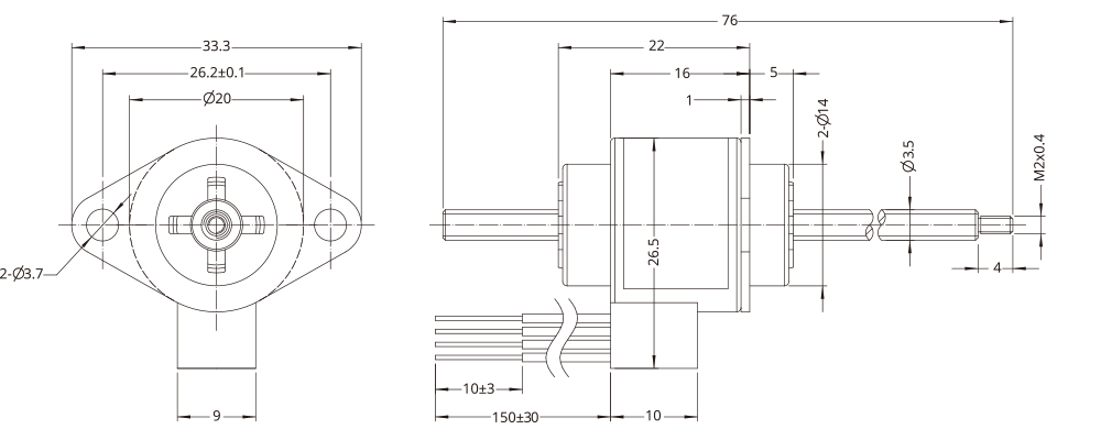 non-captive PM Stepper Linear Actuator