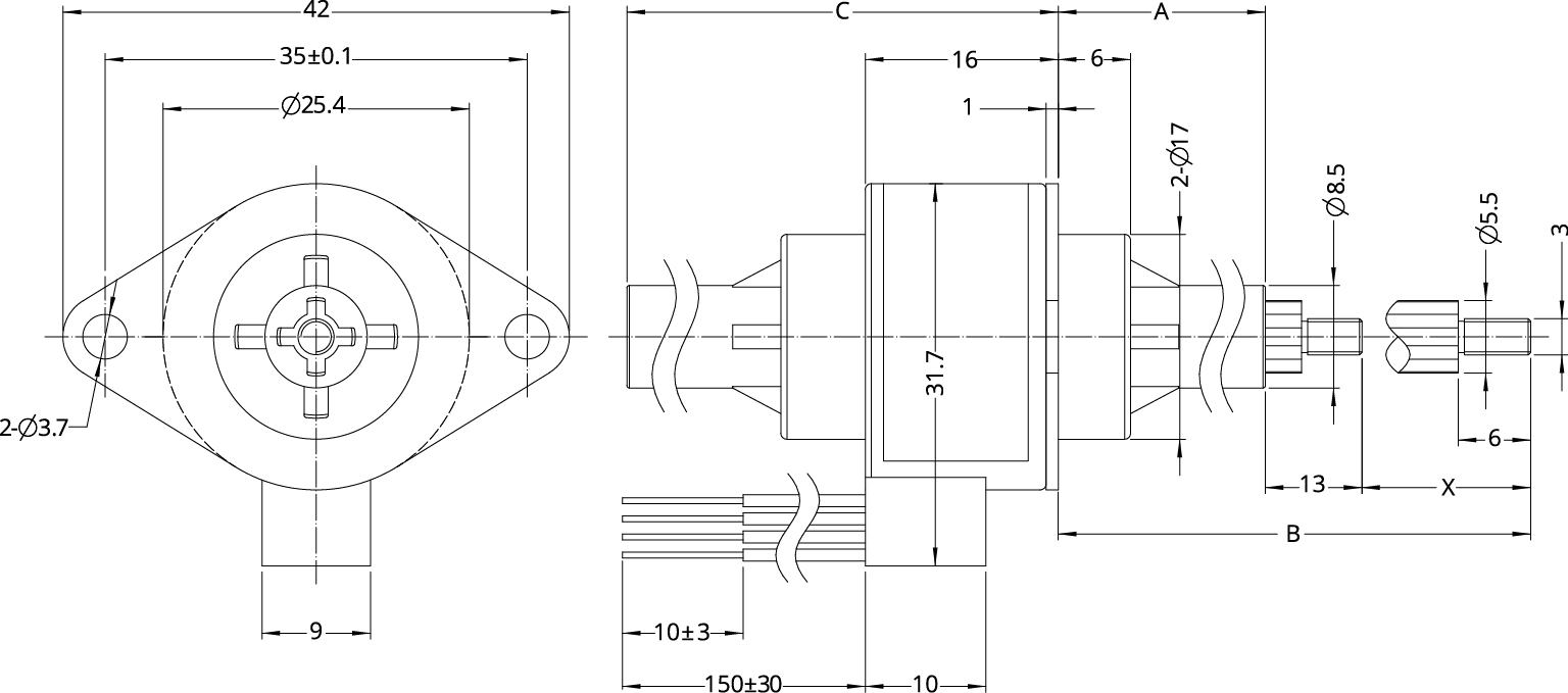 Kaptive PM Stepper Linear Actuator