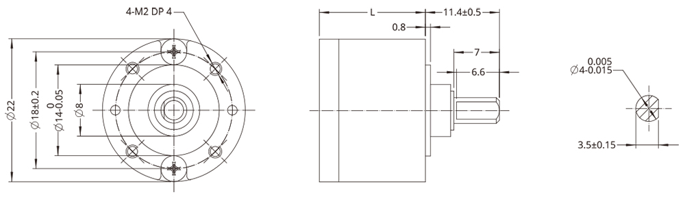 Planetary Gearbox Dimensional