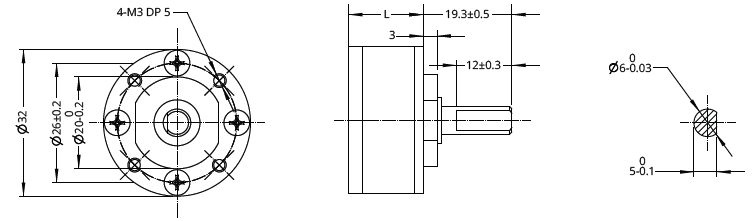 Planetary Gearbox Dimensional