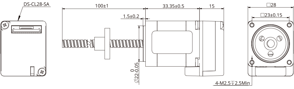 DS-CL28-SA Dimension