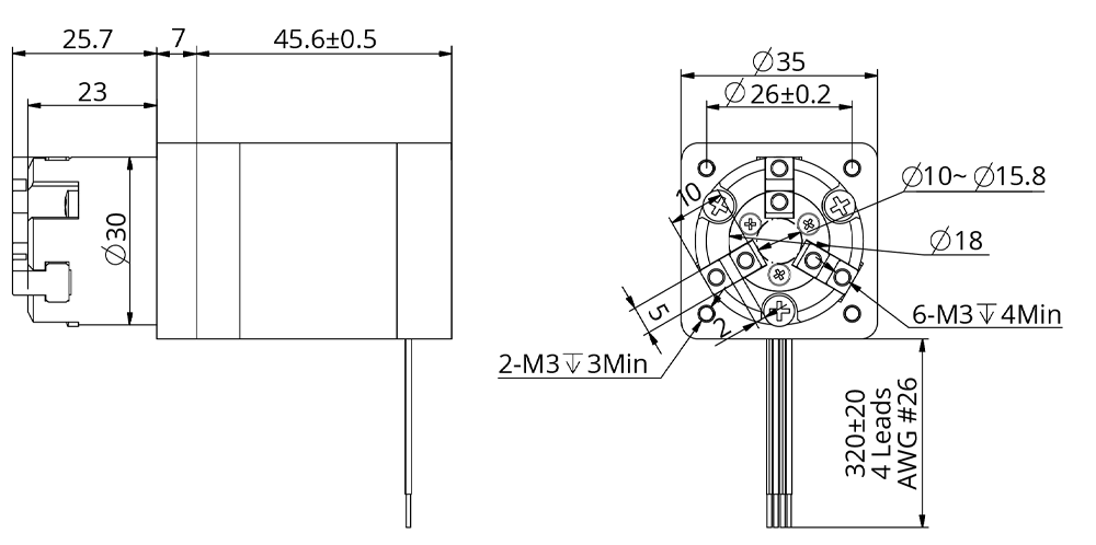 external actuator demension