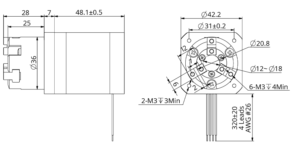 external actuator demension