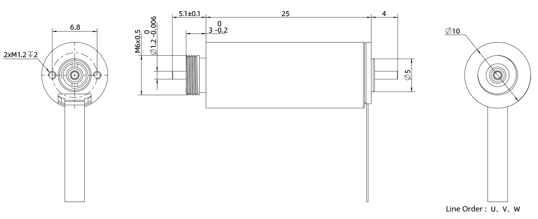 10mm Slotless BLDC image