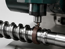 Raceway superfinishing a cold rolled ball screw