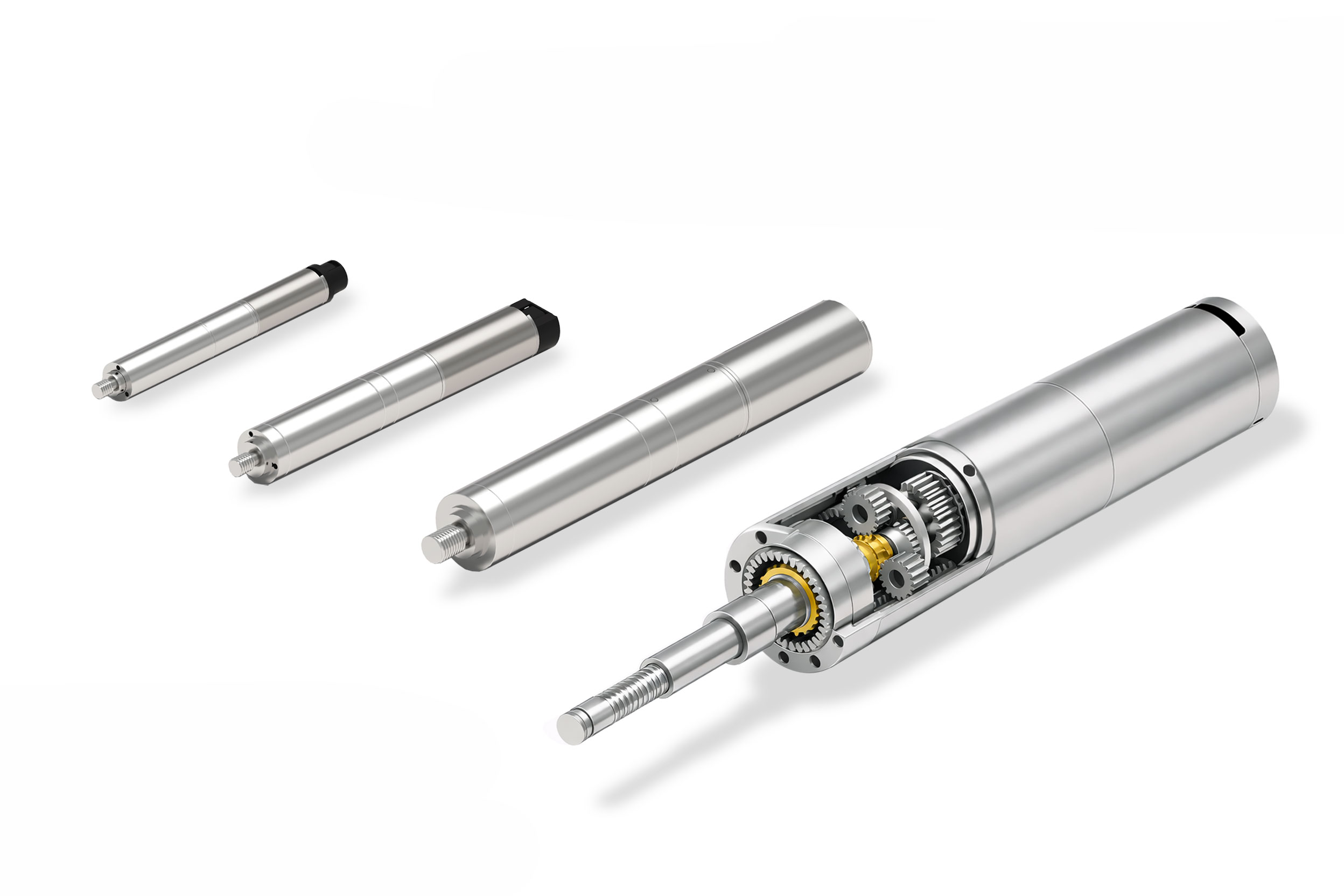 Coreless Linear Actuator with Precision Planetary Gearbox